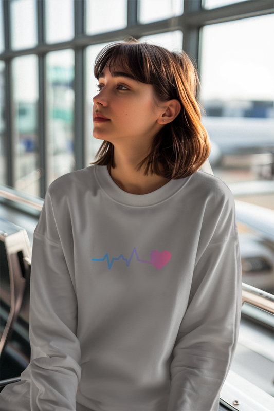Hastinz-"Heartbeat to heart"-Premium Sweatshirt