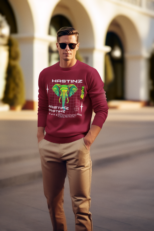 Hastinz-"Neon Elephant"-Premium Sweatshirt