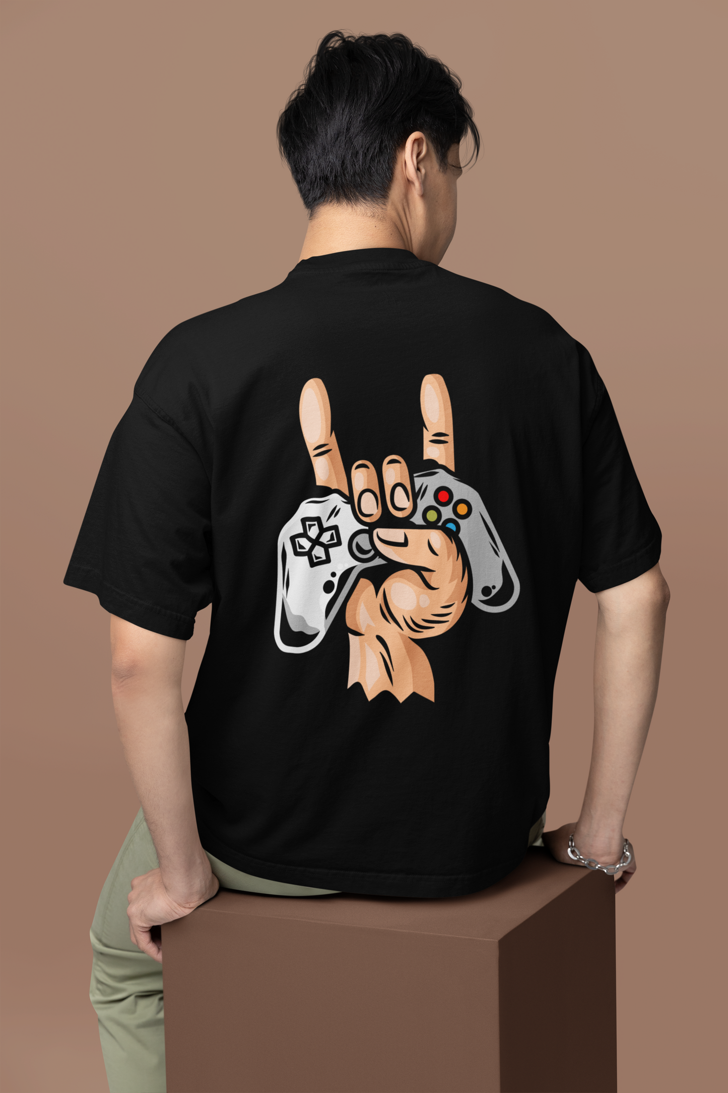 Hastinz Oversized Tee – Game On Hand Edition