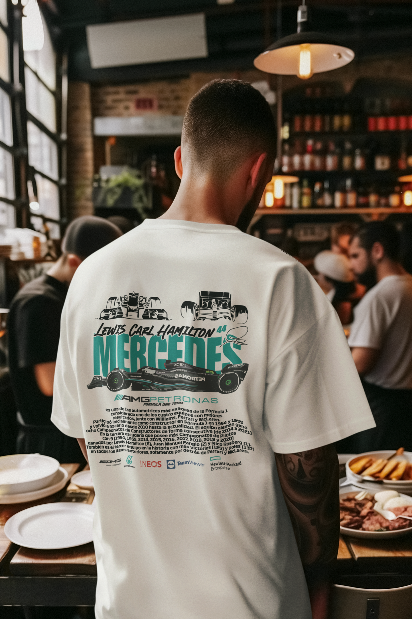 Hastinz Mercedes F1 Oversized T-shirt