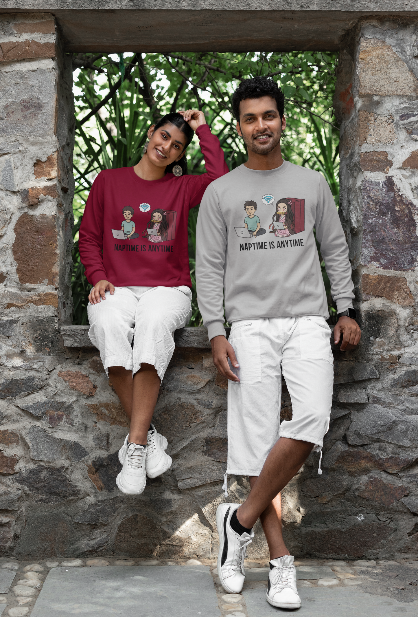 Hastinz-"Naptime Is Anytime"-Premium Sweatshirt