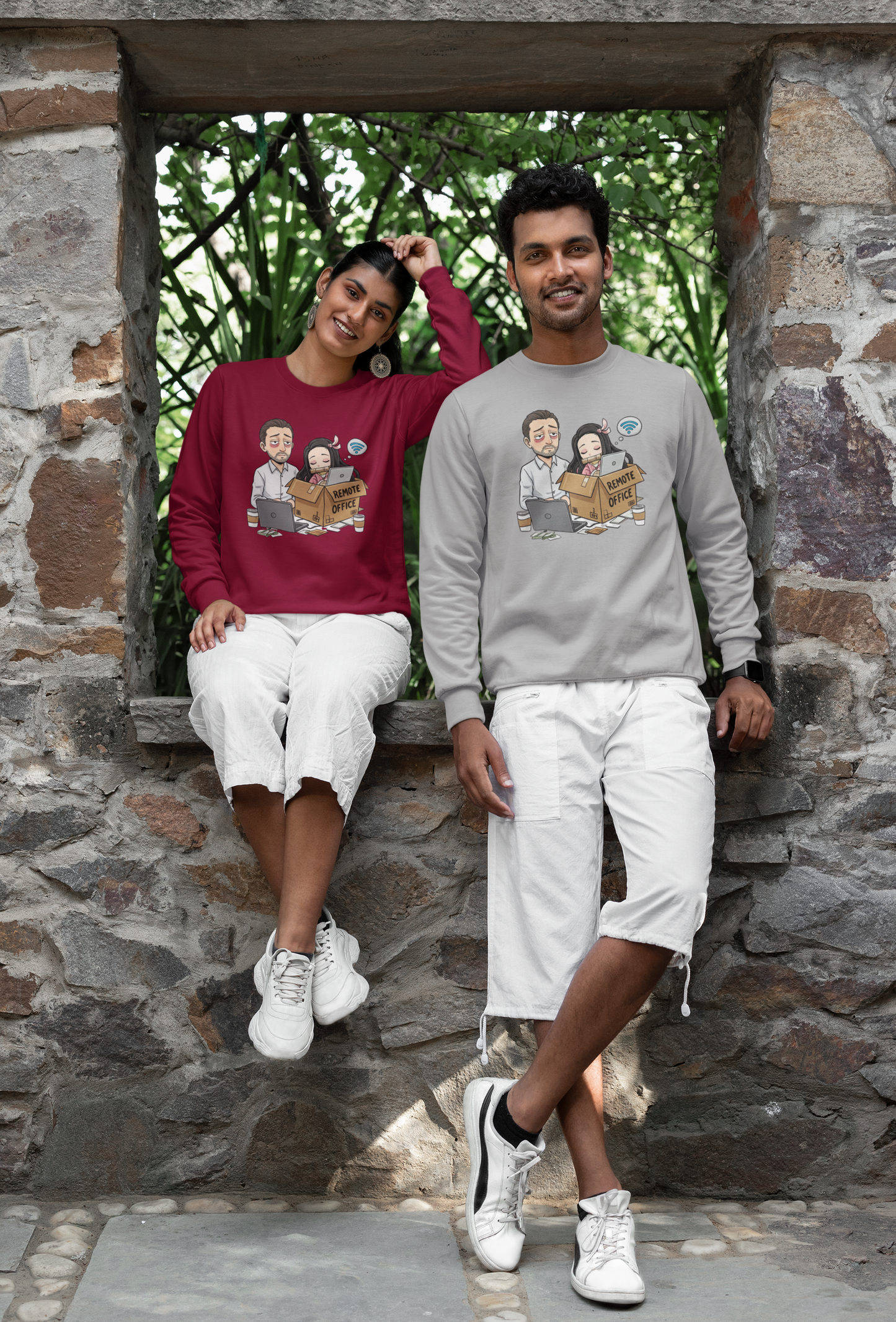 Hastinz-"Remote Office"-Premium Sweatshirt-unisex