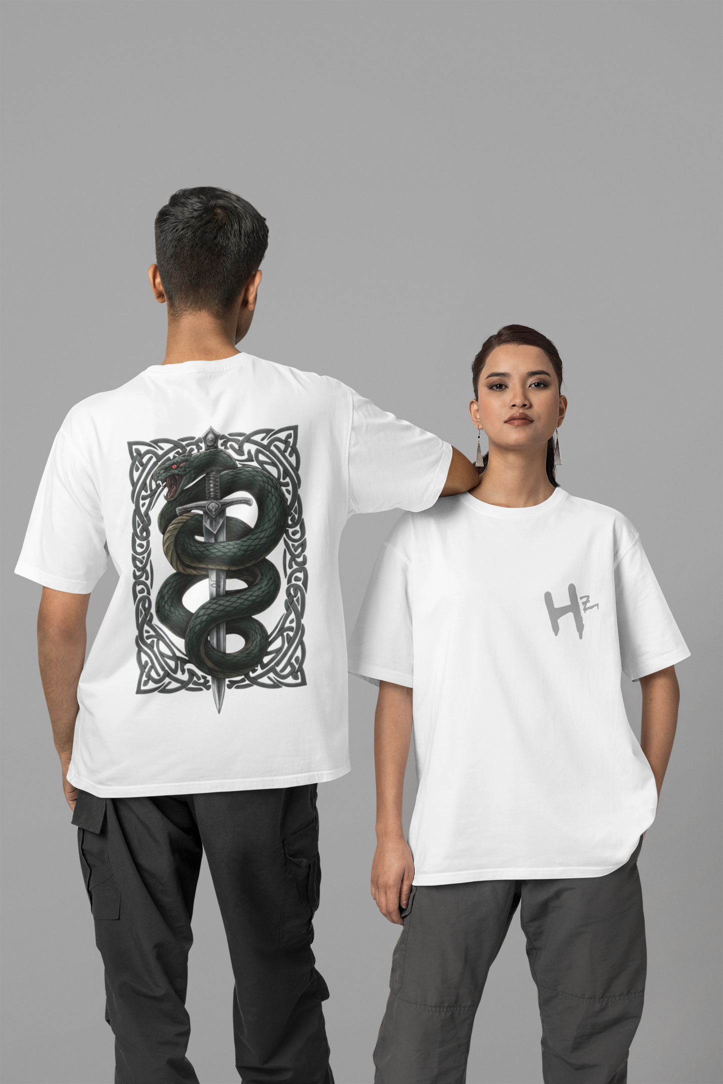 Hastinz-Serpent Oversized Tee