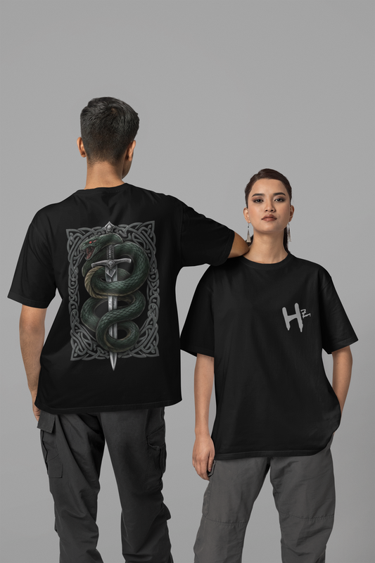 Hastinz-Serpent Oversized Tee