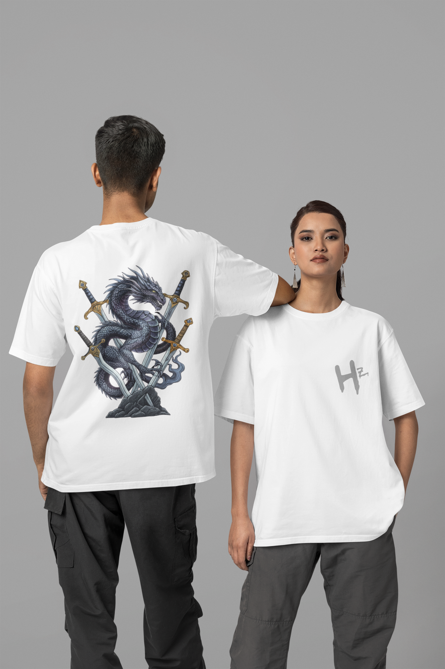 Hastinz- Dark dragon Oversized Tee