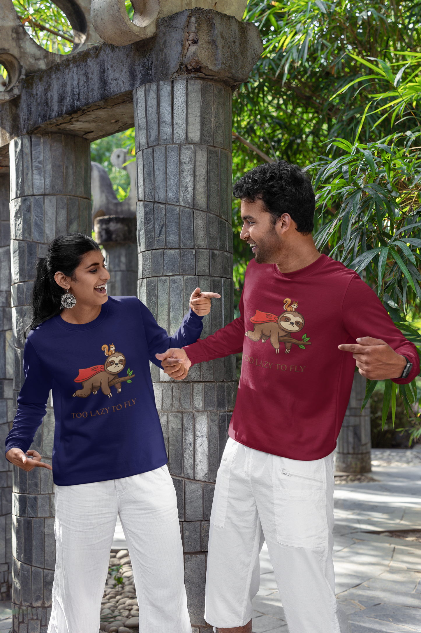 Hastinz-"Too Lazy To Fly"-Premium Sweatshirt