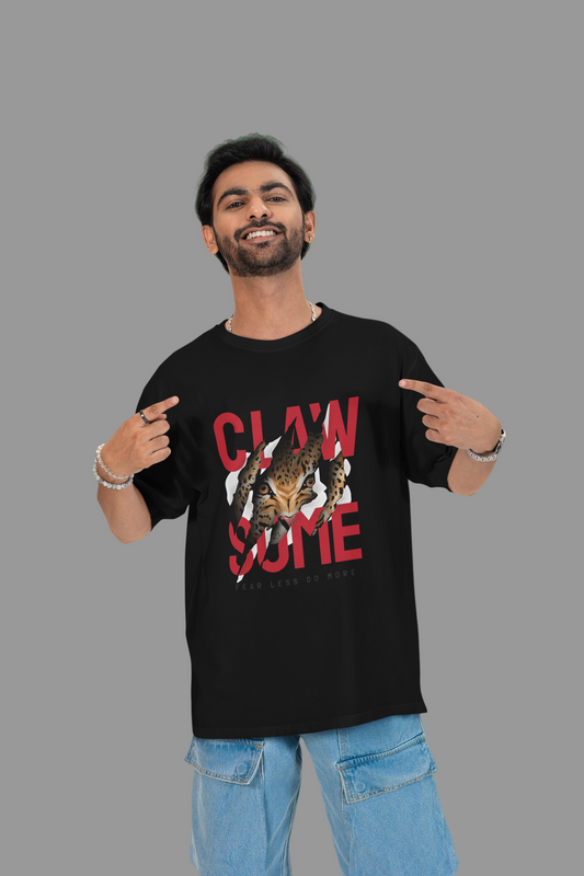 Hastinz Oversized Tee – Claw Some Cat Edition