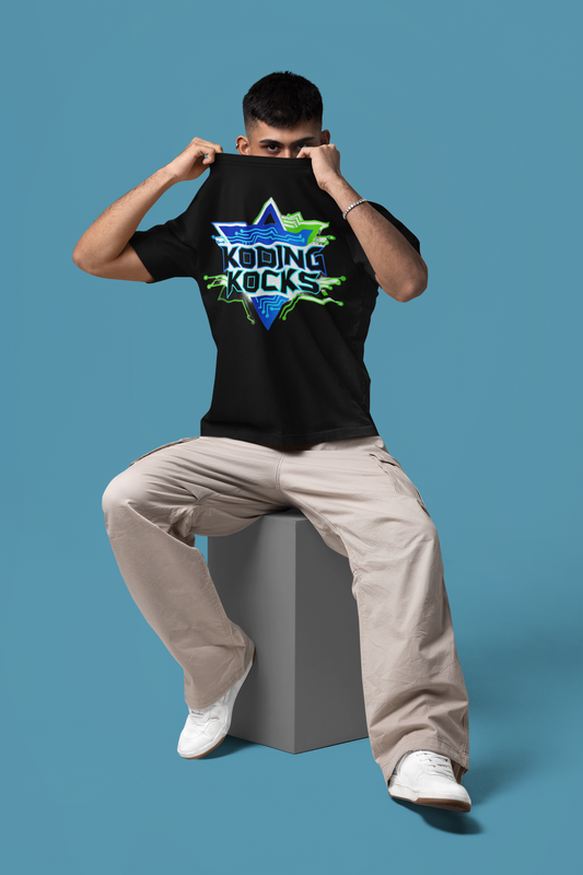 Hastinz  Oversized T-Shirt - Premium Tech-Inspired Streetwear