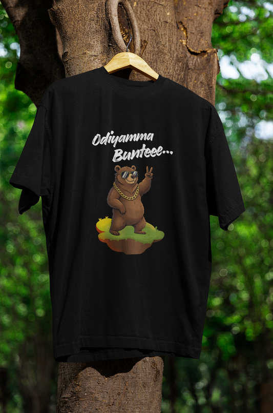 Hastinz "Odiyamma Buntee" Oversized T-Shirt - Meme Streetwear