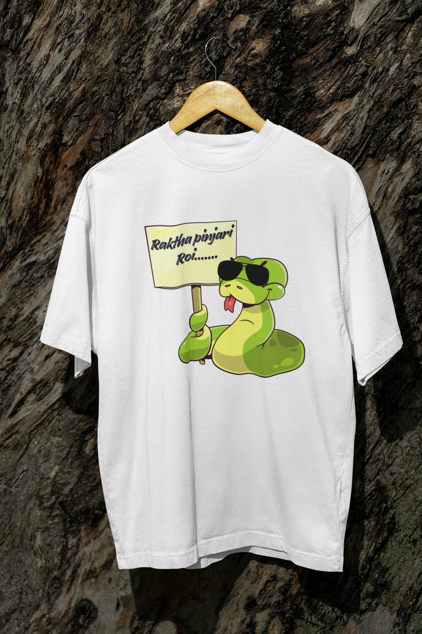 Hastinz "Rakthapinjari Roi..." Oversized T-Shirt -  Meme Streetwear