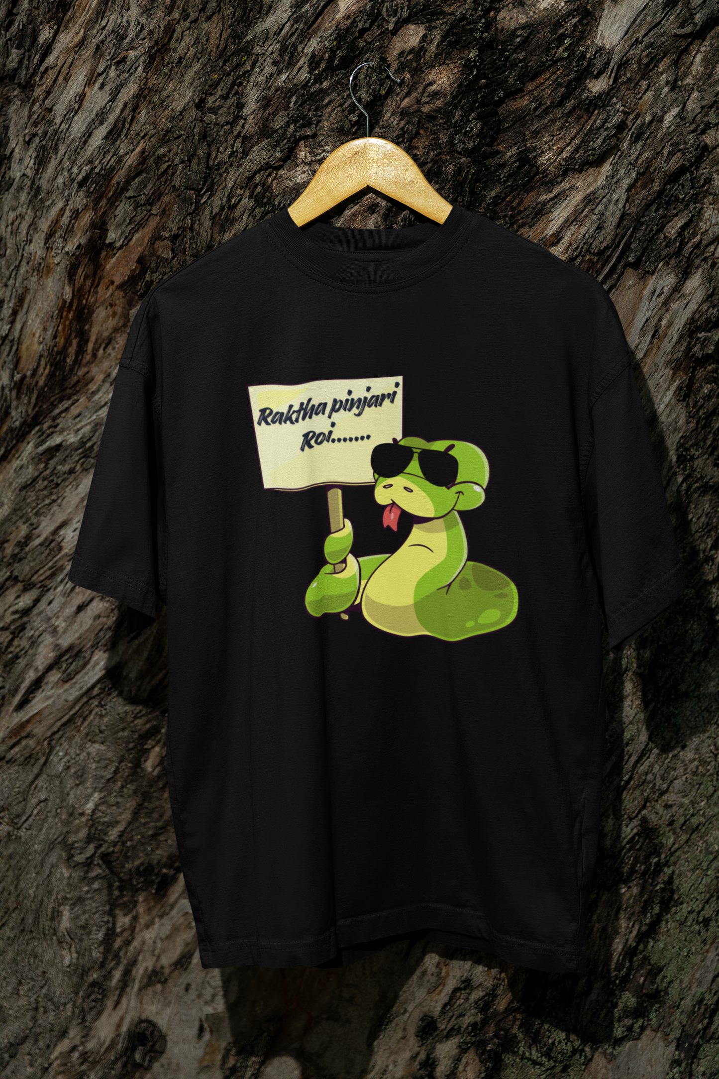 Hastinz "Rakthapinjari Roi..." Oversized T-Shirt -  Meme Streetwear