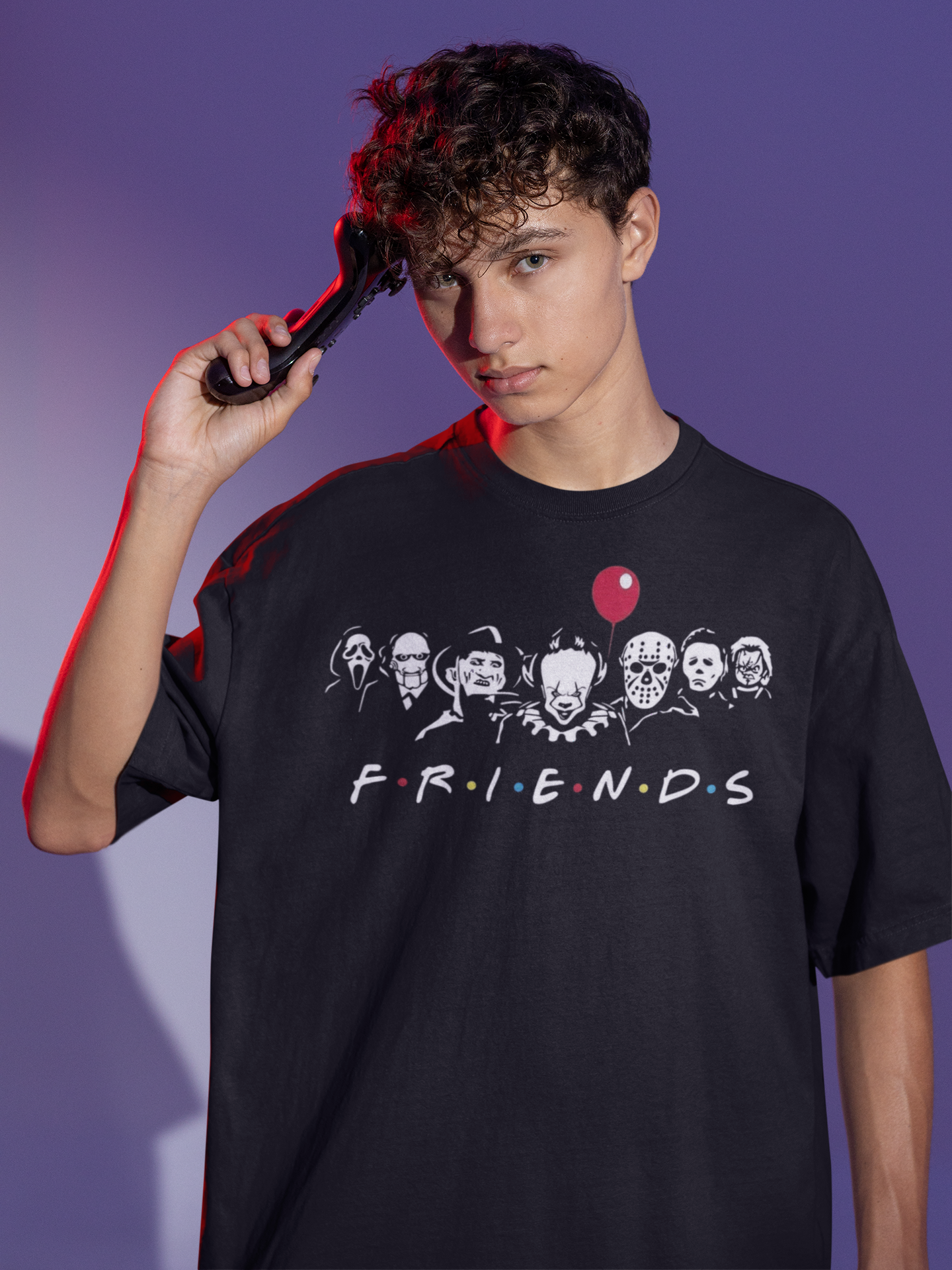Hastinz Oversized Tee- F.R.I.E.N.D.S