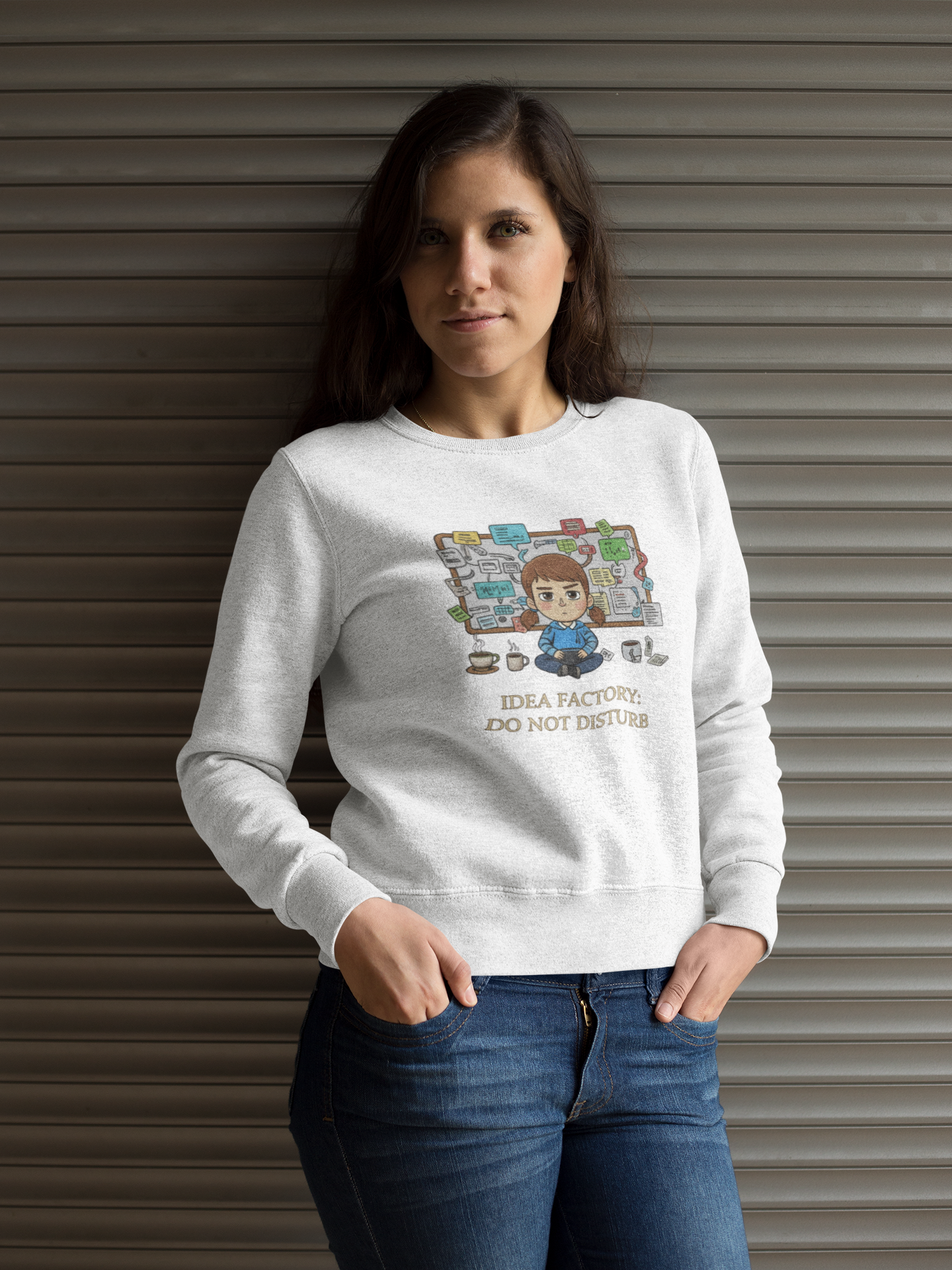 Hastinz-"Idea Factory: Do Not Disturb"-Premium Sweatshirt