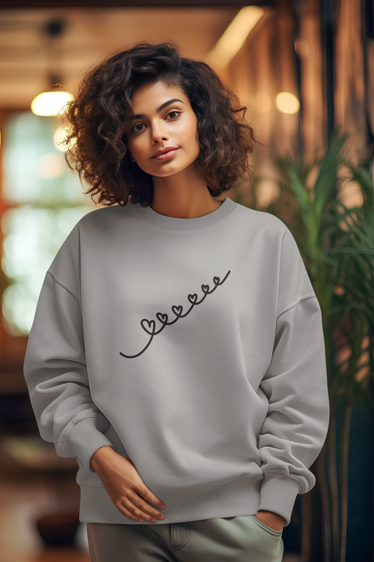 Hastinz-"Swirl Hearts"-Premium Sweatshirt