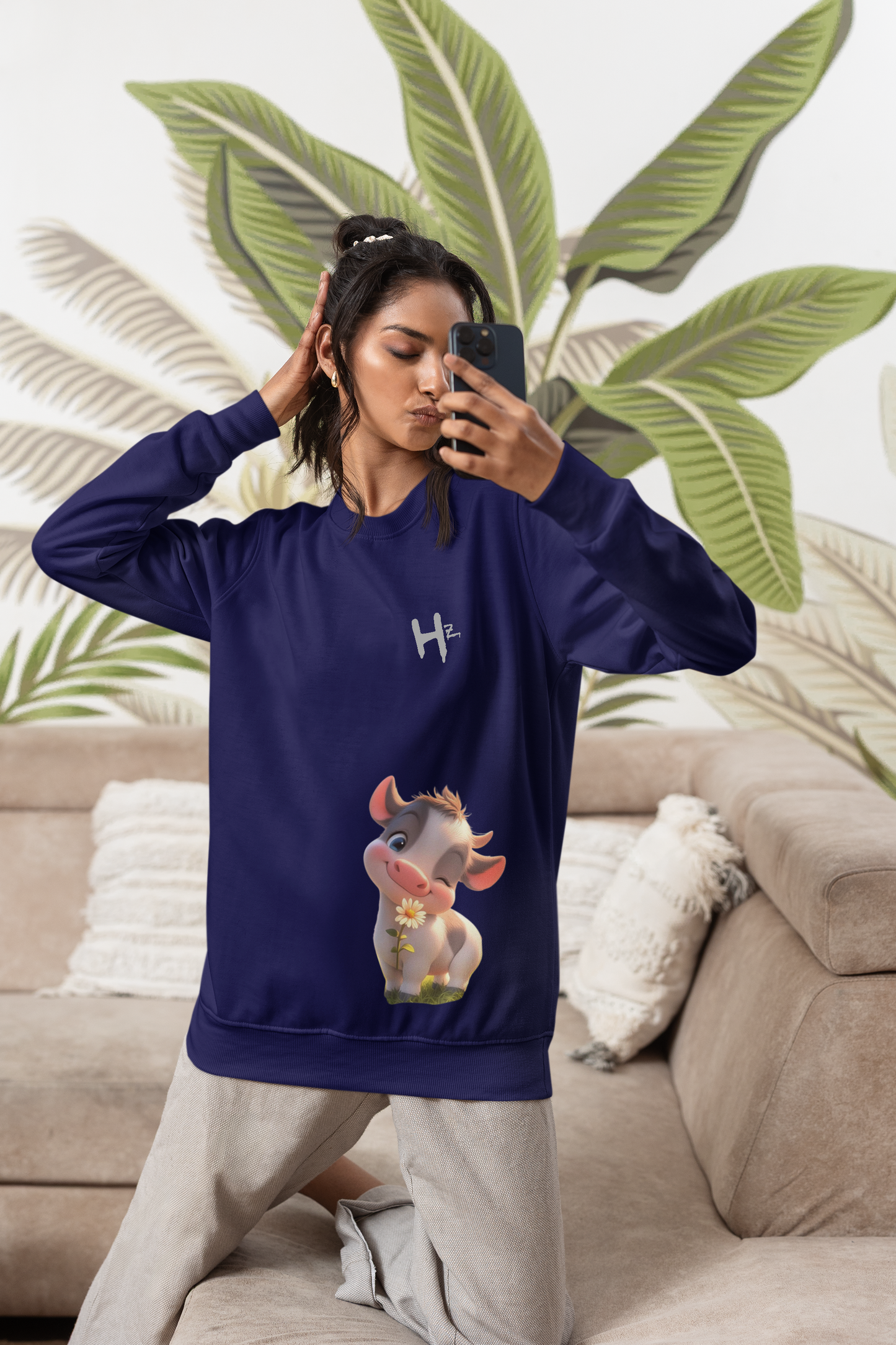 Hastinz-"Cute Calf"-Premium Sweatshirt