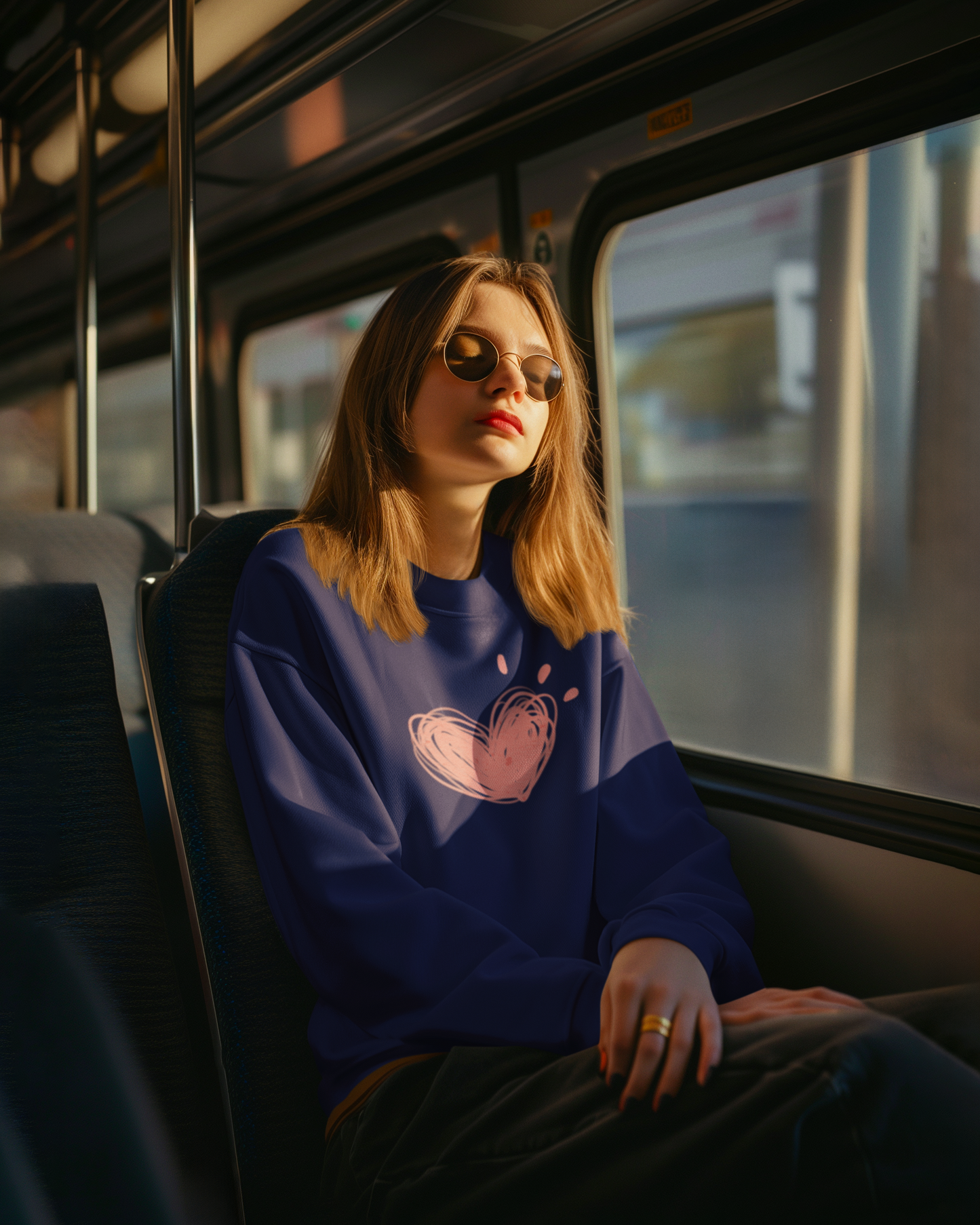Hastinz-"Scribble heart"-Premium Sweatshirt