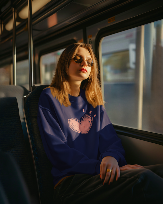 Hastinz-"Scribble heart"-Premium Sweatshirt