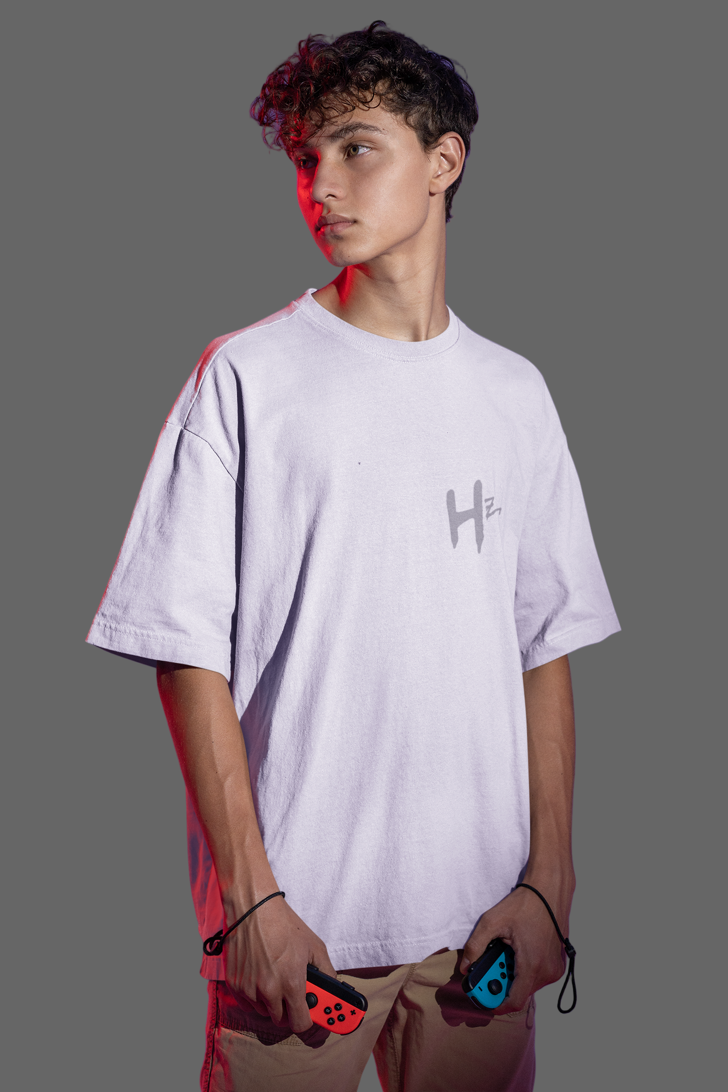 Hastinz Oversized Tee – cyborg terminator gear Elephant Edition